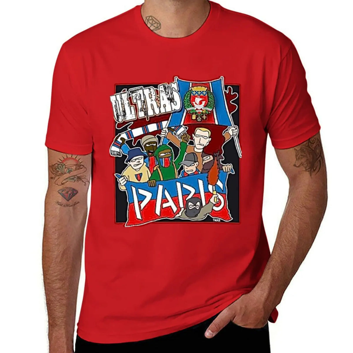 T-shirt Ultras Paris – Édition Supporter