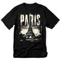 T-shirt Paris Vintage Noir (unisexe)