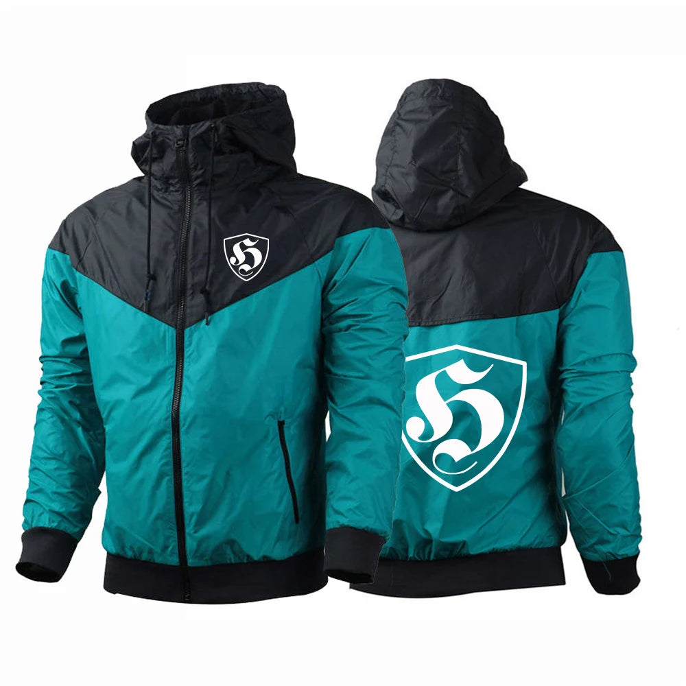 Veste Casual Coupe-Vent à Capuche
