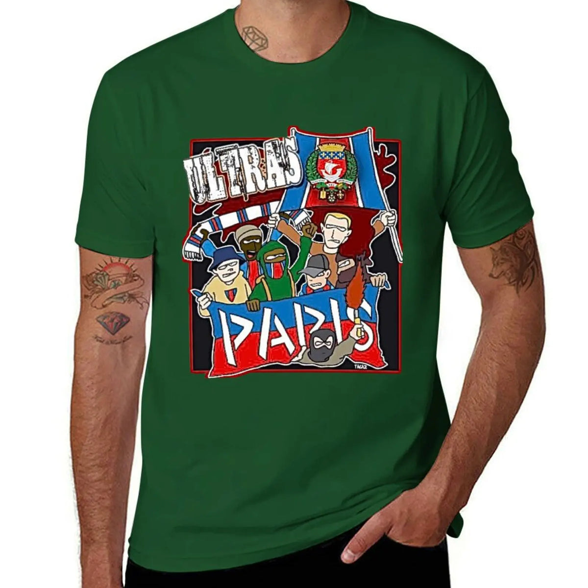 T-shirt Ultras Paris – Édition Supporter