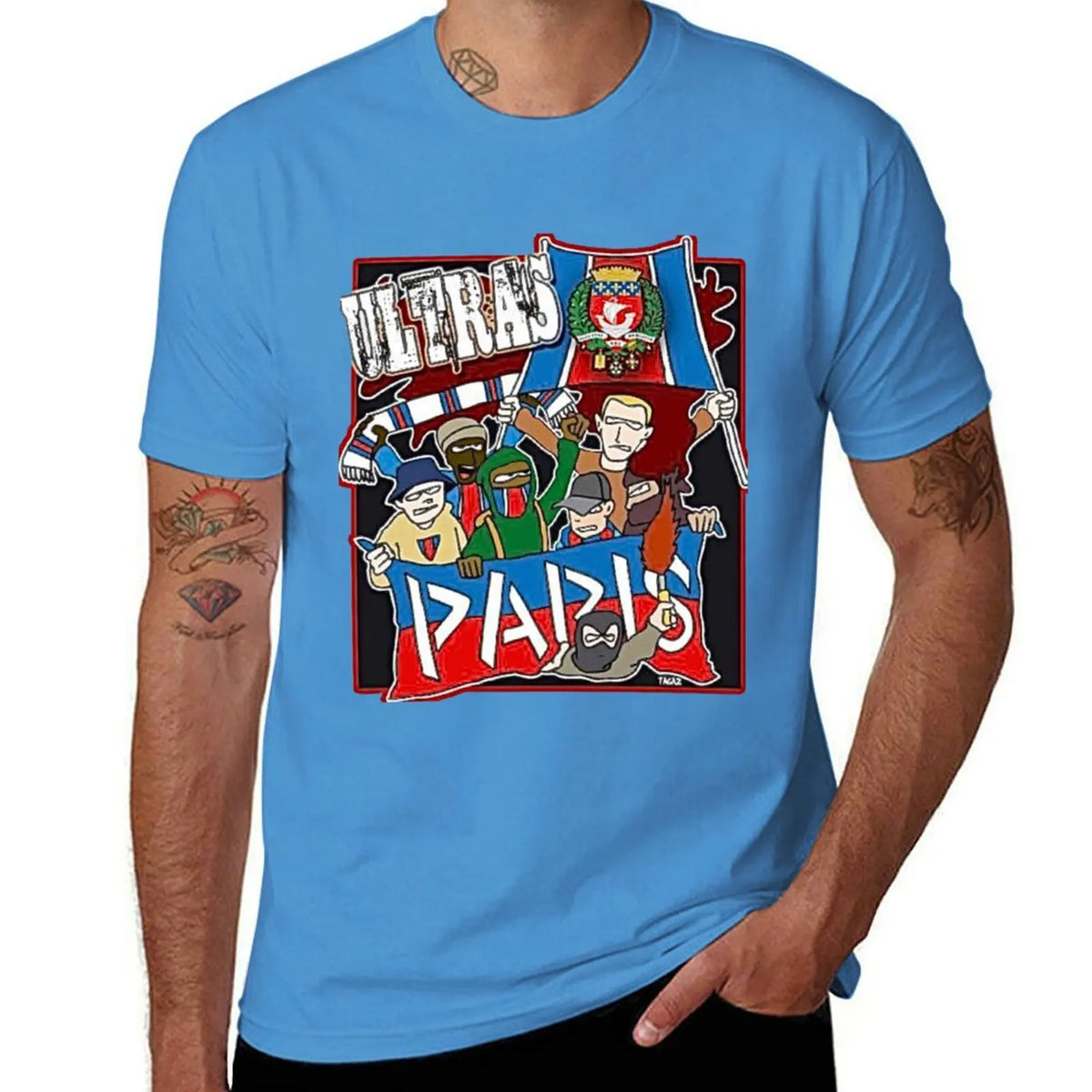 T-shirt Ultras Paris – Édition Supporter