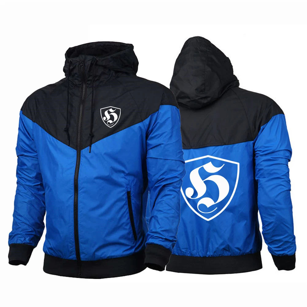Veste Casual Coupe-Vent à Capuche